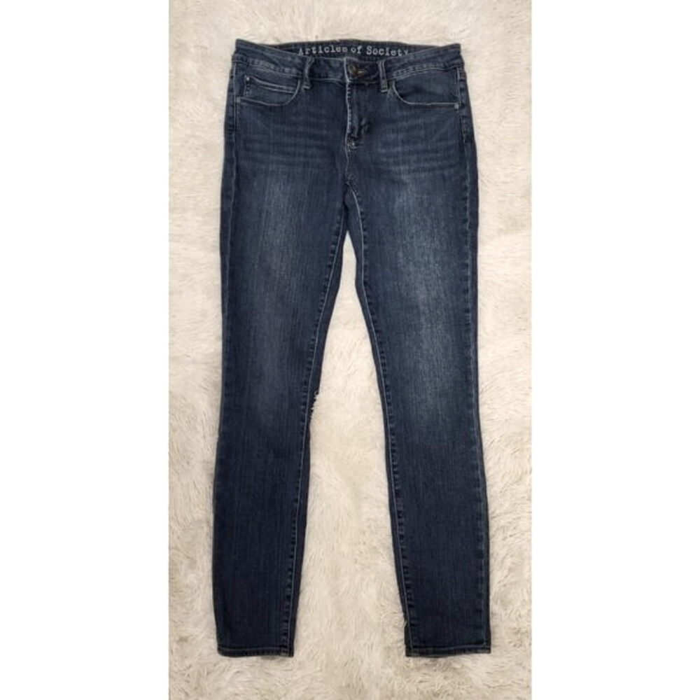 Articles of Society Womens Denim Size 27 Blue Medium Wash Skinny Jeans Pants